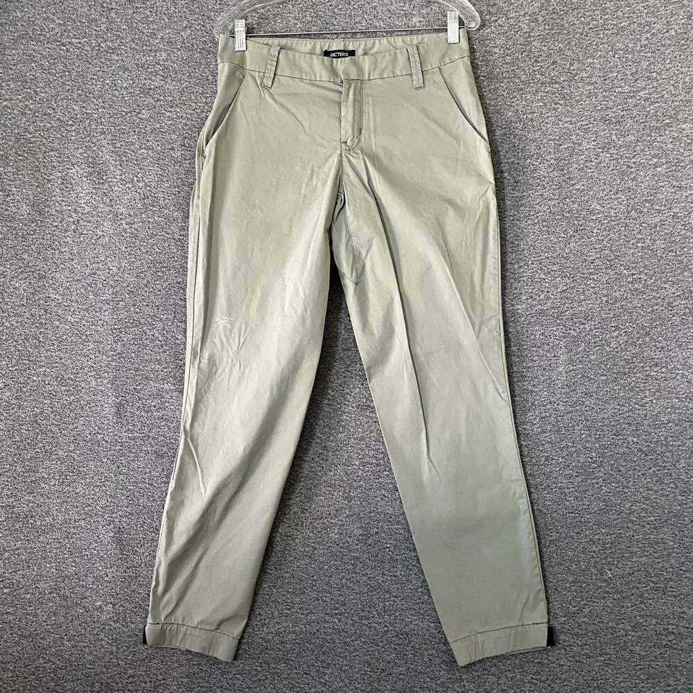 Arc'teryx Women’s Size 8 Beige Cotton Blend Skinny Leg Outerwear Pants